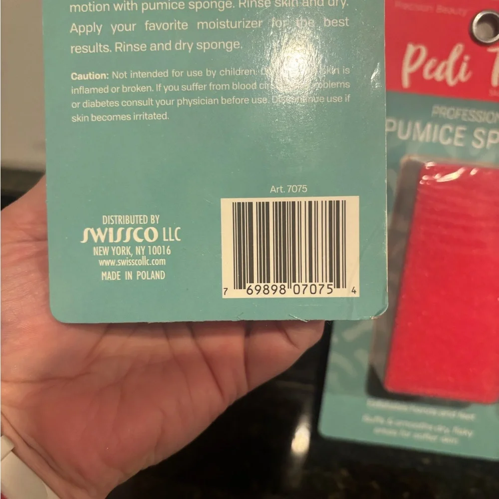 NIB Three-Pack Pedi Time Professional Pumice Sponges